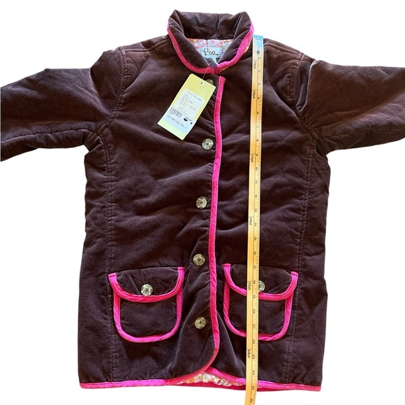 Lilly Pulitzer Vintage/White Label Girl’s Charlie Coat Chocolate Brown Size 12 - Picture 11 of 12